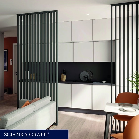 ścianka grafit projekt