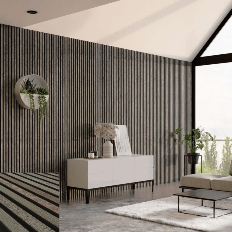 szary panel vintage 60x240 cm